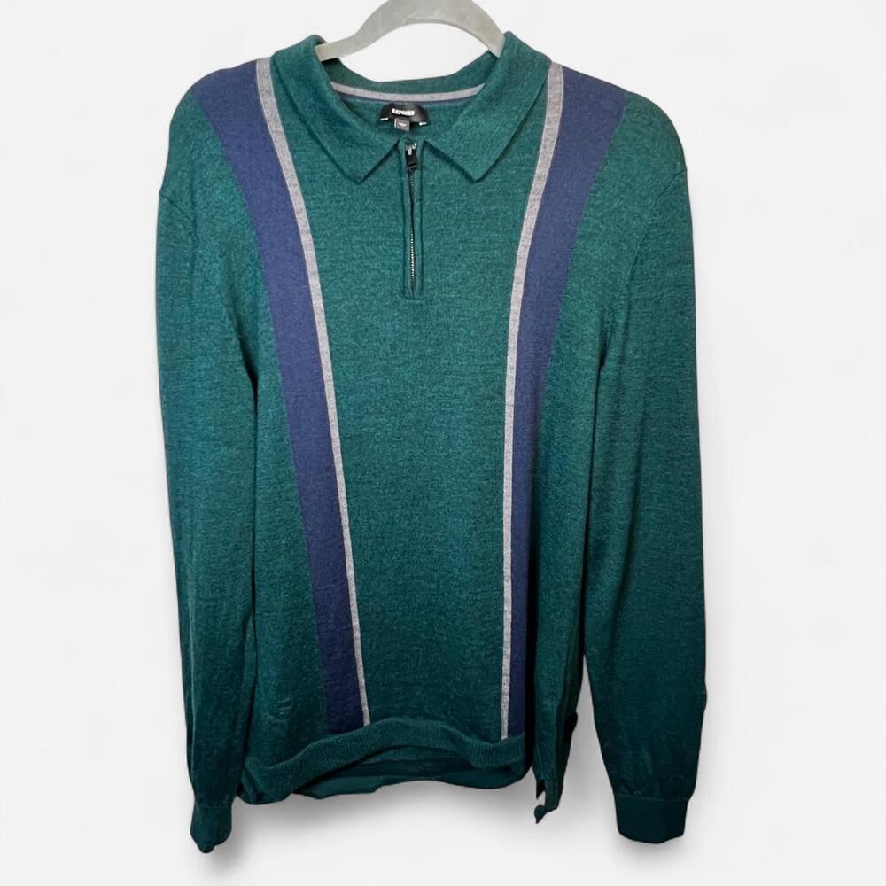 Express Men's Merino Wool Sweater - Size Large